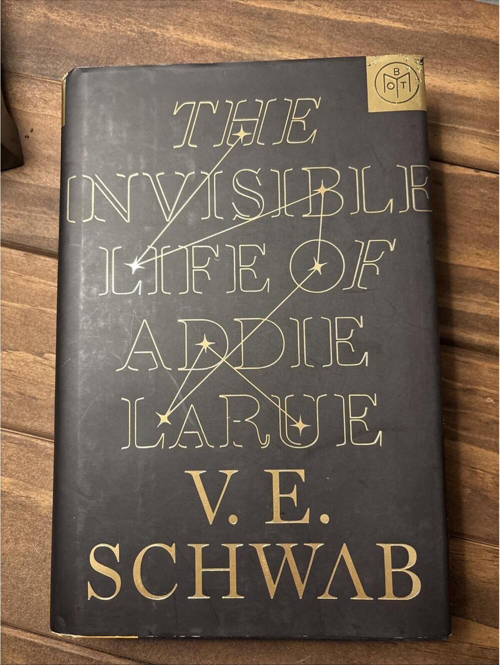 Invisible Life of Addie Larue by V. E. Schwab (2020, Hardcover). Great Book
